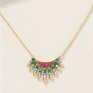 Stella & Dot Rainbow Pendant Renegade Necklace